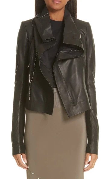 Classic Leather Biker Jacket