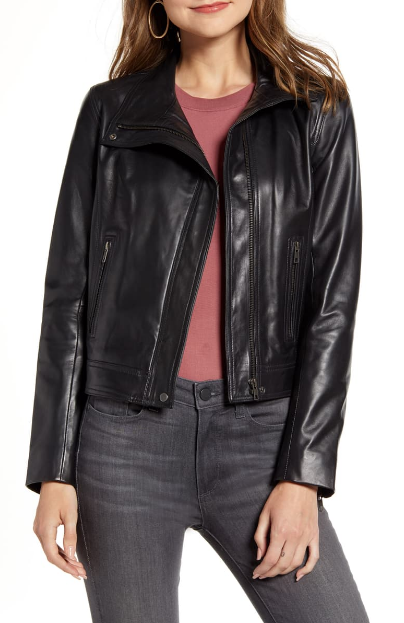 Chelsea 28 Leather Moto Jacket