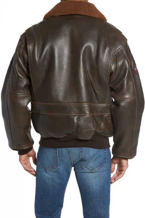 Genuine Shearling Collar G-1 Flight Jacket