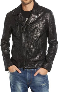 John Varvatos Regular Fit Lambskin Leather