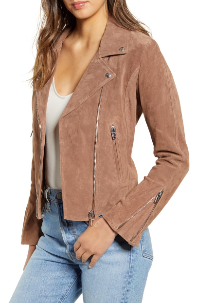 Next Level Suede Moto Jacket