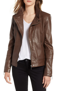 Leather Moto Jacket