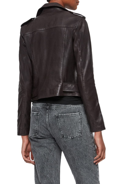 Balfern Leather Biker Jacket