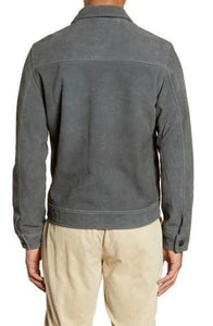 Otto Slim Fit Suede Jacket