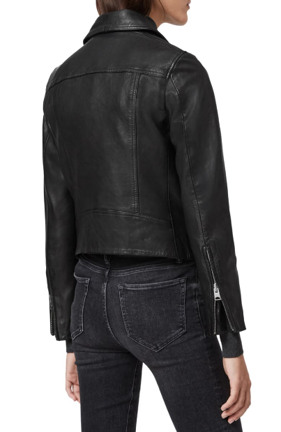 Dalby Leather Biker Jacket