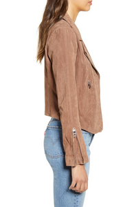 Next Level Suede Moto Jacket