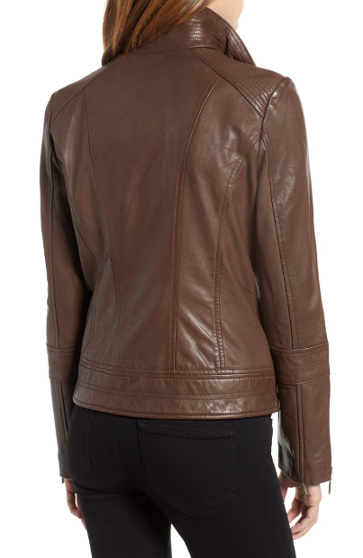 Leather Moto Jacket