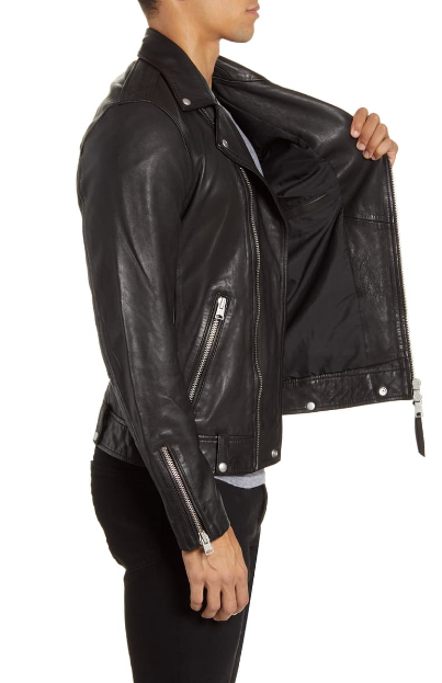 Milo Leather Biker Jacket