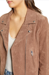 Next Level Suede Moto Jacket