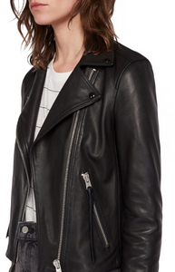 Dalby Leather Biker Jacket