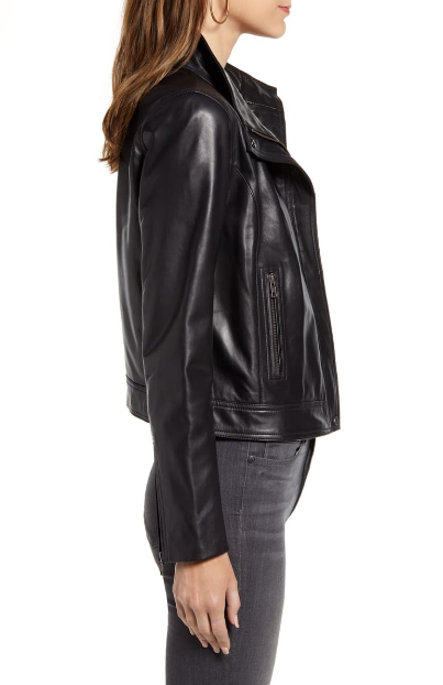 Chelsea 28 Leather Moto Jacket