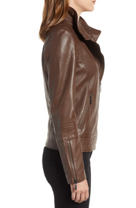 Leather Moto Jacket
