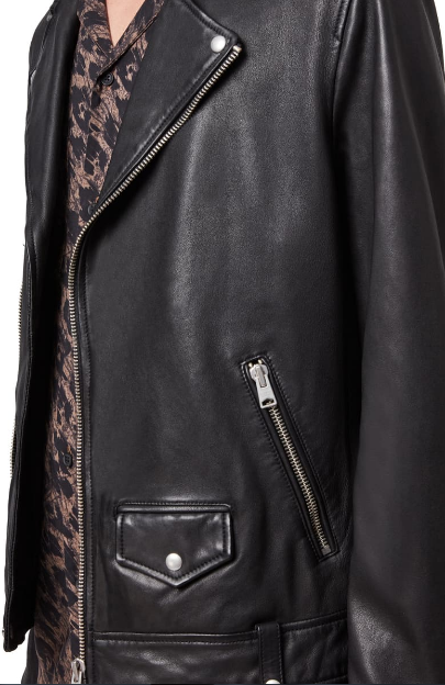 Milo Leather Biker Jacket