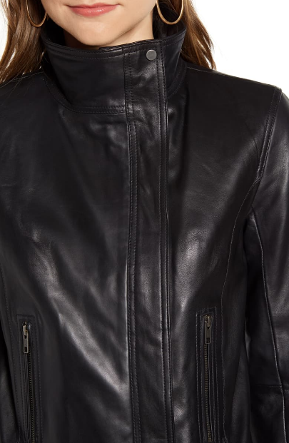 Chelsea 28 Leather Moto Jacket