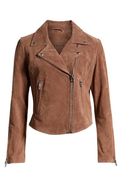 Next Level Suede Moto Jacket