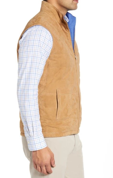 Reversible Suede Vest