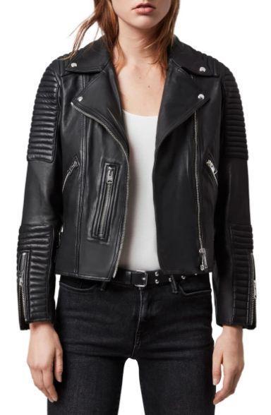 Estella Leather Biker Jacket