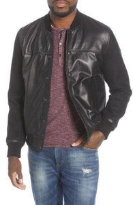 Billy Leather Varsity Jacket