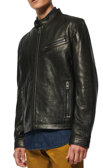 Cumberland Leather Racer Jacket