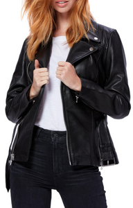 Dita Belted Leather Jacket