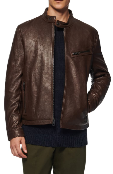 Cumberland Leather Racer Jacket