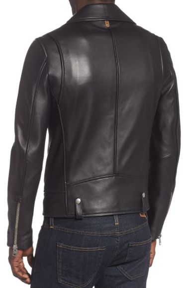 Fenton Leather Moto Jacket