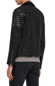 Bolt Slim Fit Leather Biker Jacket