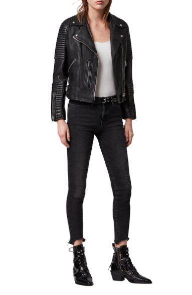 Estella Leather Biker Jacket