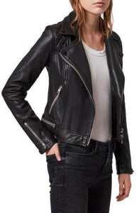 Conroy Leather Biker Jacket