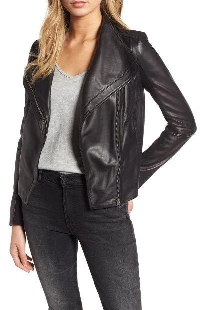 Leather Moto Jacket