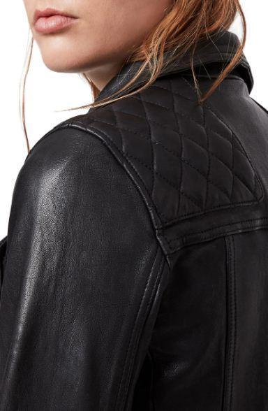 Conroy Leather Biker Jacket