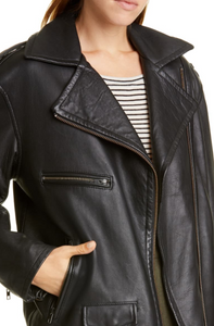 Leather Moto Jacket