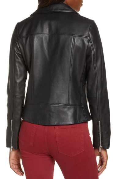 Alba Leather Moto Jacket