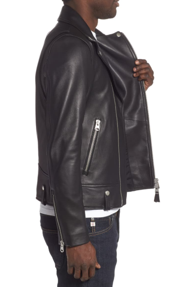 Fenton Leather Moto Jacket