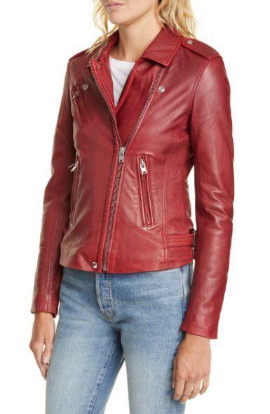 Leather Moto Jacket