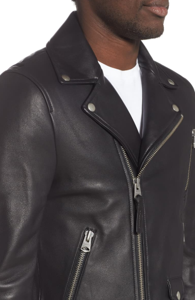 Fenton Leather Moto Jacket